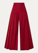 L.K.Bennett Collette high waist wide fit palazzobroek met plooidetail