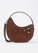 Ralph Lauren Tasha crossbodytas van suède