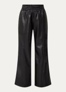 French Connection High waist wide fit broek van imitatieleer
