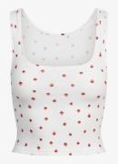 SKIMS Cottin Rib cropped tanktop met print