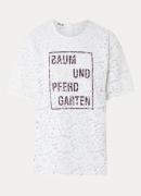 Baum und Pferdgarten Mandie semi-transparant T-shirt van kant met logo...