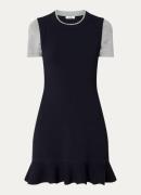 Sandro Grofgebreide mini jurk