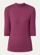 Benetton Ribgebreide top