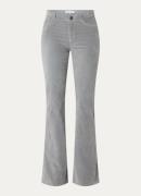 Josephine & Co Alessandro high waist straight fit broek van fluweel me...