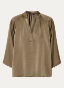 Bruuns Bazaar Beckia tuniek van satijn