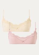 SKIMS Lace Scoop bralette met kant in 2-pack