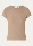 Levi's Dry Goods Waffle T-shirt met ribstructuur
