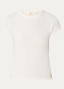 Levi's Dry Goods Waffle T-shirt met ribstructuur