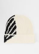 New Amsterdam Surf Association Oyster grofgebreide muts met logo