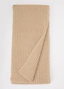 UGG Grofgebreide sjaal in wolblend