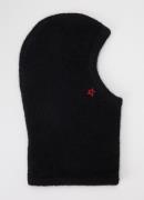 Perfect Moment Fijngebreide balaclava in alpaca wolblend