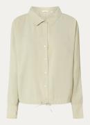 OPUS Fayra blouse met trekkoord
