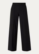 Claudia Sträter Noos high waist wide fit pantalon met steekzakken