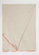 BYLIMA Typography sjaal met strass 200 x 75 cm