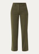 River Woods High waist straight fit chino in lyocellblend met steekzak...