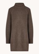 ba&sh Medee fijngebreide mini trui-jurk in wolblend