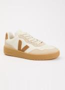 Veja V-90 sneaker van leer met suède details