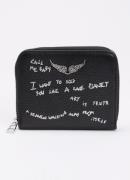 Zadig&Voltaire Mini Grained portemonnee van leer