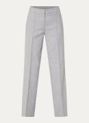 OPUS Maiga high waist straight fit pantalon met steekzakken