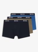 BOSS Boxershorts met logoband in 3-pack