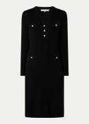 Gerard Darel Lais midi tuniekjurk in wolblend