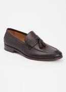 Dune London Showman loafer van leer