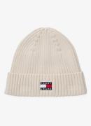 Tommy Hilfiger Heritage ribgebreide muts met logo