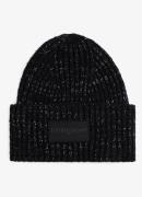 Tommy Hilfiger Kabelgebreide muts in wolblend met lurex