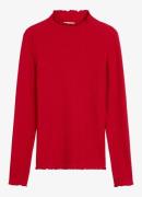 Marc O'Polo Denim Longsleeve in lyocellblend met opstaande kraag