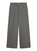 Marc O'Polo Denim High waist wide fit pantalon met krijtstreep