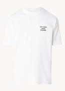 Drôle de Monsieur T-shirt met front- en backprint