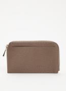 Longchamp Le Foulonné pasjeshouder van leer