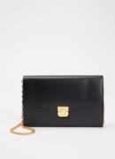 Gerard Darel Enveloppe clutch van leer met afneembare schouderriem