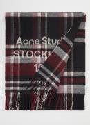 Acne Studios Sjaal in wolblend met ruitdessin 200 x 40 cm