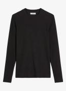 Marc O'Polo Denim Longsleeve met ribstructuur