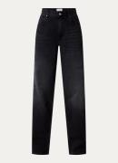 Isabel Marant Joanny high waist wide leg jeans in lyocellblend met gek...