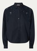 Levi's Janie blouse met broderie