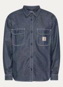 Carhartt WIP Tigan regular fit overshirt met borstzak en logo