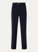 Expresso High waist straight fit pantalon met steekzakken