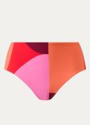 Seafolly High waisted bikinislip met print