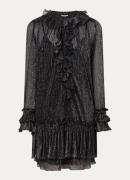 Zadig&Voltaire Ralice mini jurk met volant en lurex