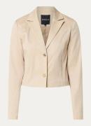 NIKKIE Olympia cropped blazer met lurex en schoudervulling