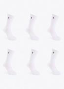 Ralph Lauren Sokken met logoborduring in 6-pack