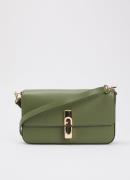 FURLA Irdie S schoudertas van leer met verstelbare schouderriem