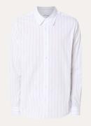 SAMSØE SAMSØE Ryan regular fit overhemd met streepprint