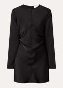 Neo Noir Jumari mini jurk van satijn met plooidetail