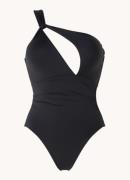 Seafolly One shoulder badpak met uitneembare vulling en cut-out detail