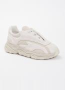 Axel Arigato Satellite Neo Runner van suède met structuur details