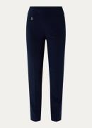 Joseph Ribkoff High waist tapered fit pantalon met persplooi