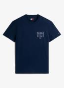 Tommy Hilfiger T-shirt met logo- en backprint